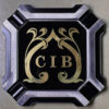 Cigar in the Bottle - Gold CIB Logo Ashtray 6"