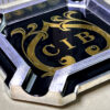 Cigar in the Bottle - Gold CIB Logo Ashtray 6" - Image 2
